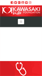 Mobile Screenshot of kawasakikidsfoundation.org